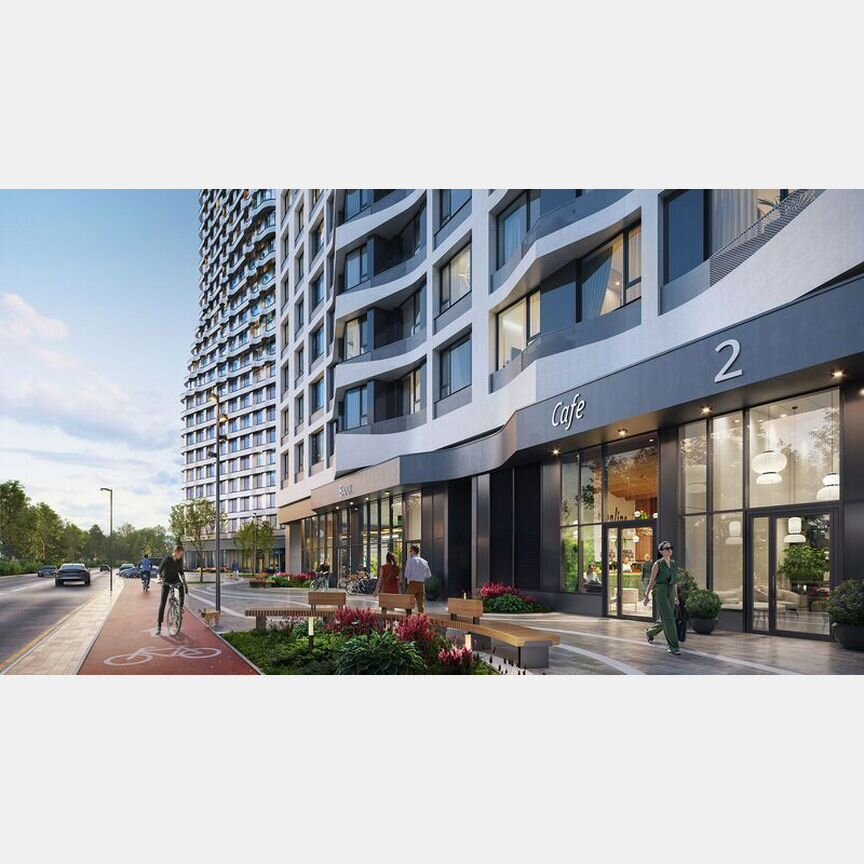 2-к. квартира, 58,1 м², 8/25 эт.