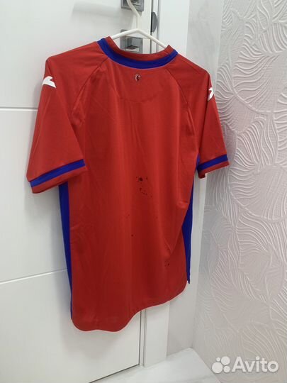 Футболка с автографами футболистов цска