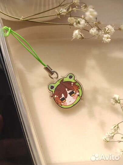 Брелок на телефон Чжун Ли Геншин Импакт