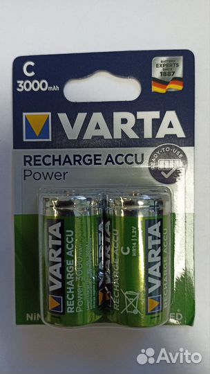 Аккумуляторные батарейки C 3000mAh