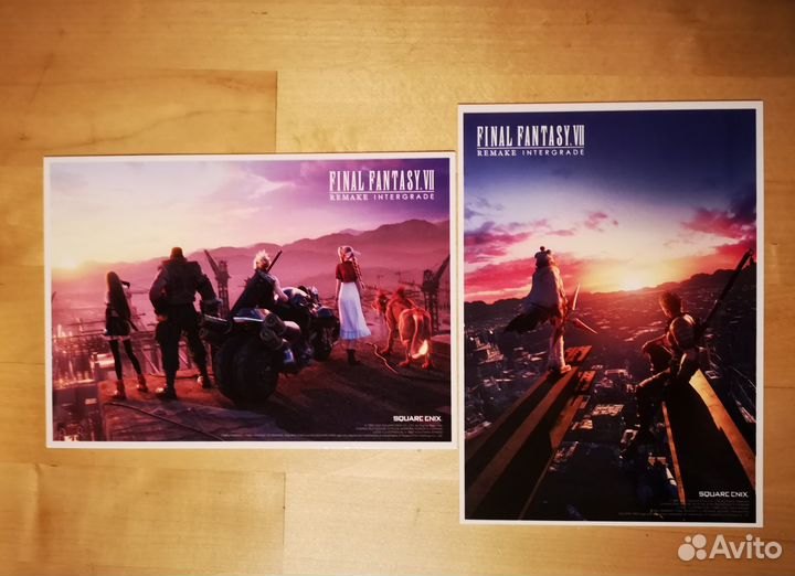 Открытки по игре Final Fantasy 7 remake