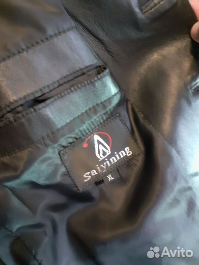 Пиджак кожаный мужской 48-50