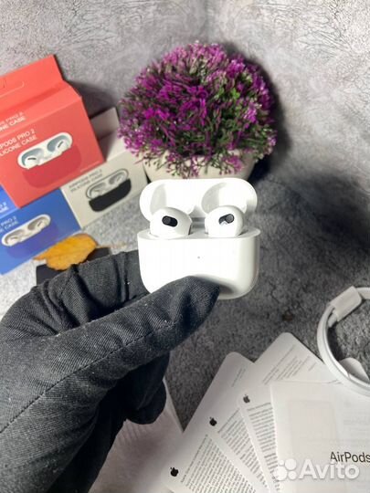 AirPods 3 (Premium+) + Чехол и Носочк