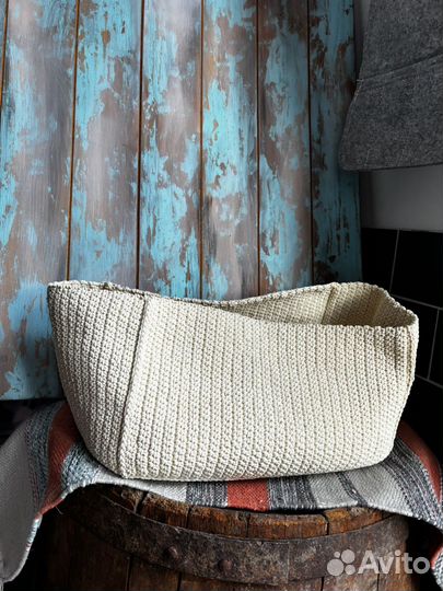 Плетенная корзинка икеа декор