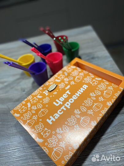 Счетный материал палочки в стаканчиках