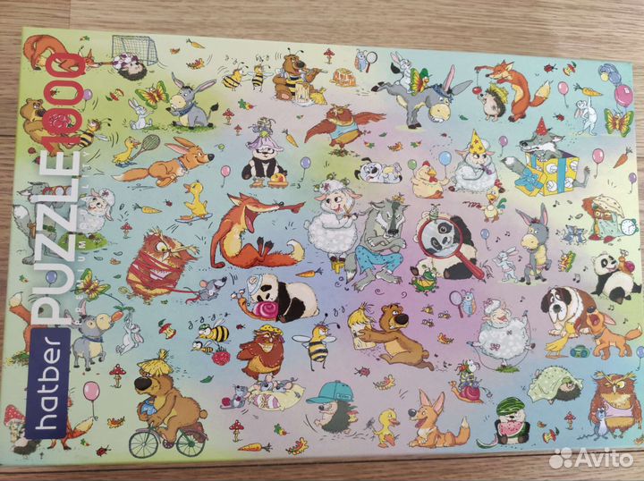 Пазлы 6 штук 1000-4000 деталей