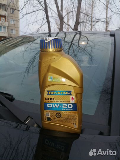 Масло моторное 0w20 ravenol