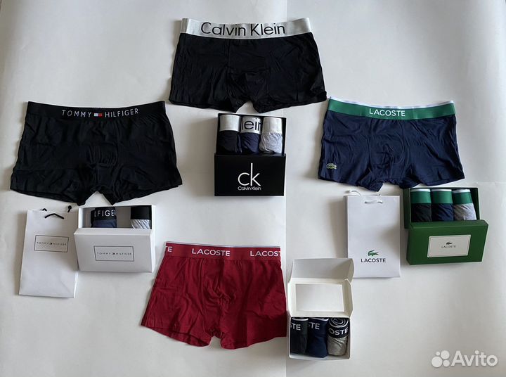 Мужские трусы-боксеры TH/CK classic/Lacoste