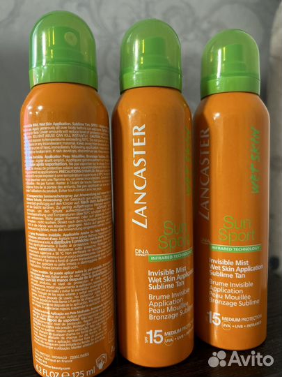 Косметика для солнца Clarins, Lancaster
