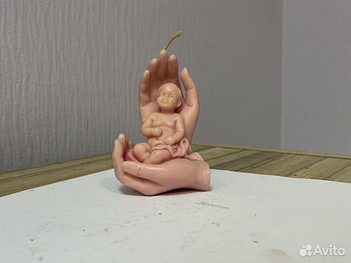 Пчелиный воск для свечей Светло Розовый