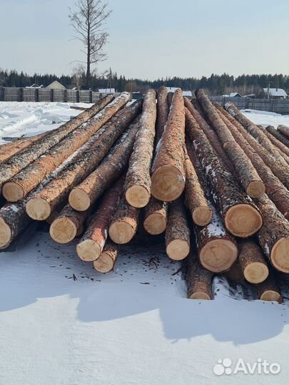 Продам опоры лэп лиственничные
