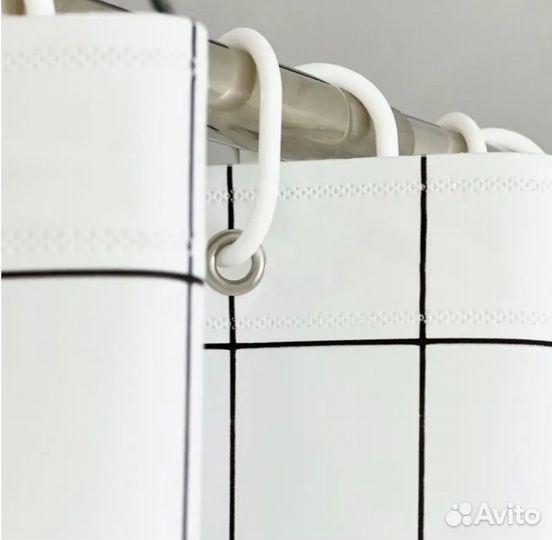 Штора для ванной новая