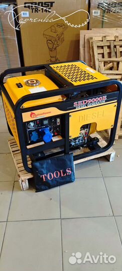 Дизельный генератор 7 кВт электрозапуск