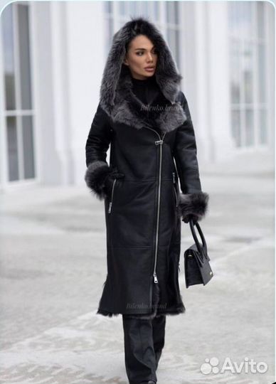 Дубленка натуральная женская 46 48 тоскана