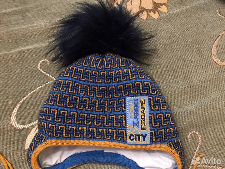 Шапка зимняя утепленная 52 разм