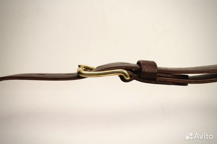 Мужской кожаный ремень ручной работы