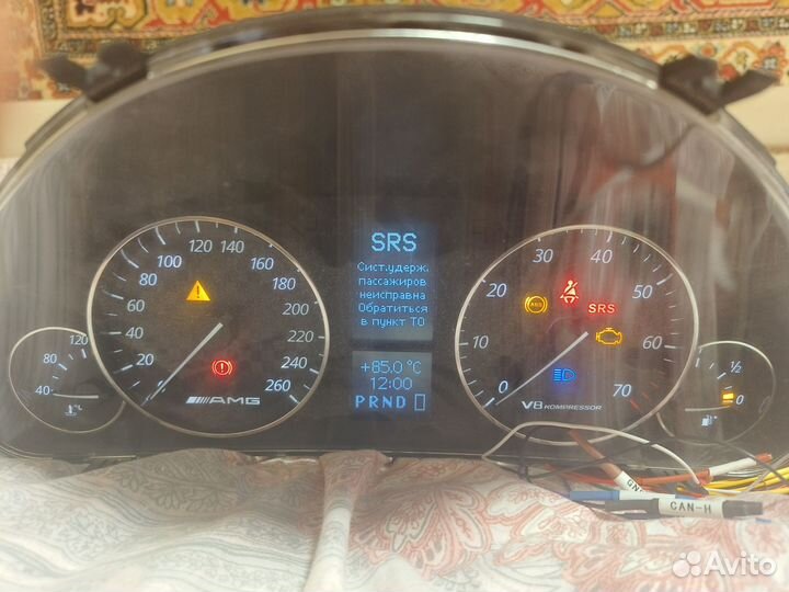 Панель приборов w203 рестайлинг доработанная