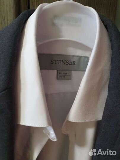 Комплект пиджак и рубашка 140 рост