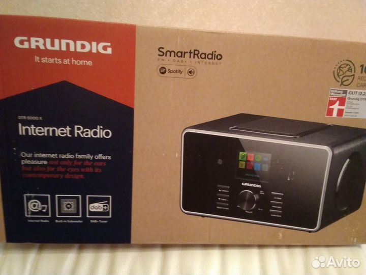 Интернет радиоприемник Grundig DTR 5000 X White