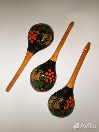 СССР винтаж/Ложка, стопки Хохлома