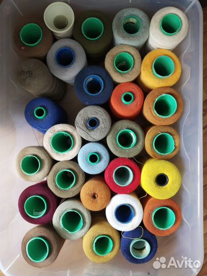 Нитки швейные остатки