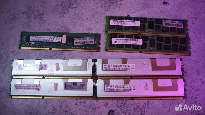 Серверная оперативная память ddr3 ecc reg 8/4гб
