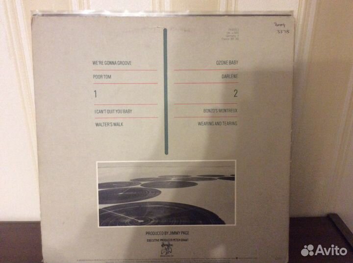 Винил Led Zeppelin - Coda 82 UK/Europa