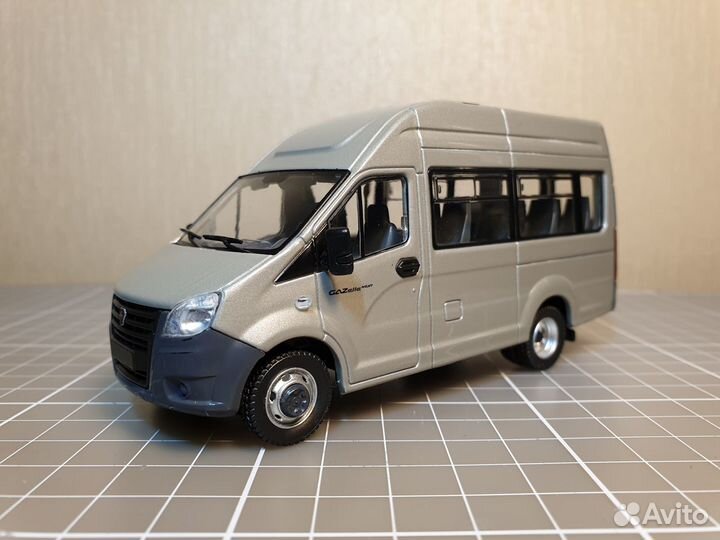 Газель Next A65R22 пассажирская, серый металлик