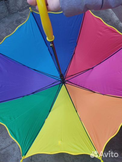 Зонт радуга яркий