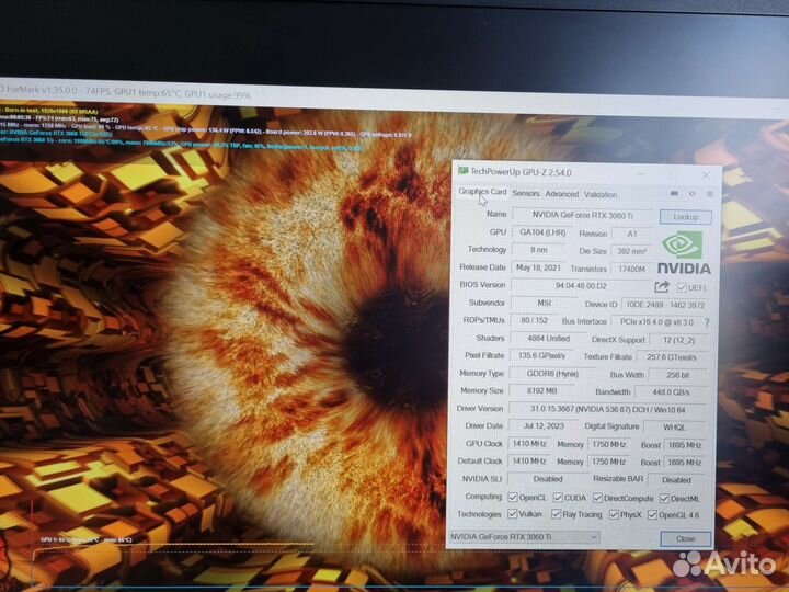 RTX 3060 Ti MSI Ventus 3X