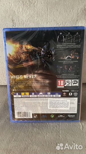 Mortal combat X PS4 PS5 новый