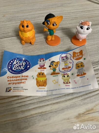 Игрушки из яйца 44 котенка