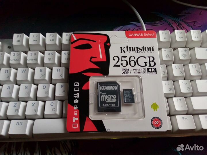 Карта памяти MicroSD Kingston 4K 256gb