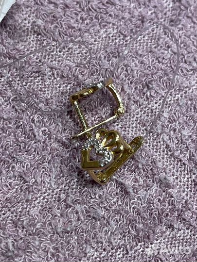 Золотые серьги детские