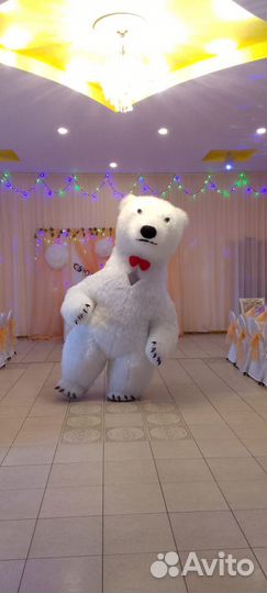 Белый мишка поздравление