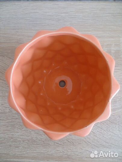 Горшки для цветов 3шт и декор(всё новое,керамика)