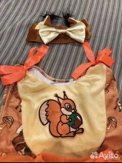 Новогодний костюм белочка 98 размер