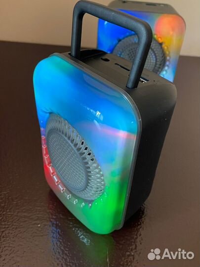 Портативная колонка Bluetooth с LED подсветкой