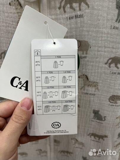 Новый детский спальный мешок кокон H&M