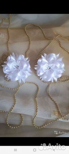 Банты белые