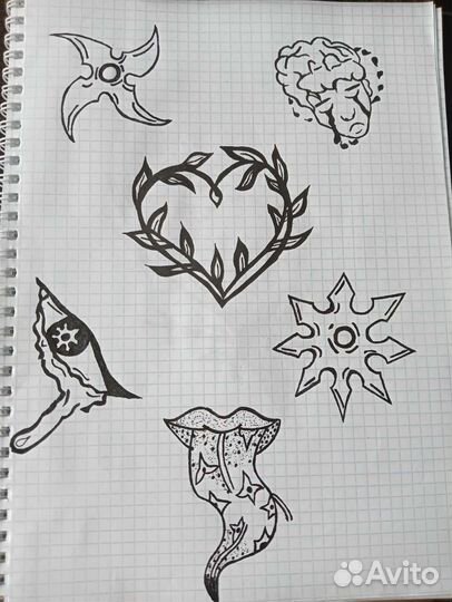 Рисую эскизы