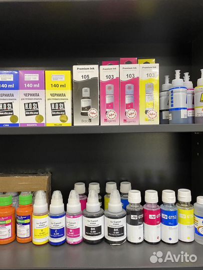 Чернила и тонеры для принтеров