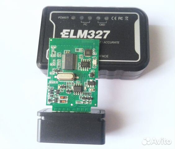 ELM327 v1.5, полная плата