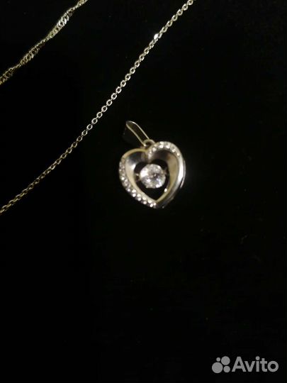 Цепочка женская серебро 925, подвеска