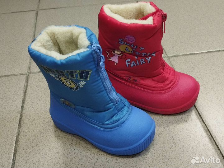 Сапоги утепл д/дев и д/мал р. 24,25,26