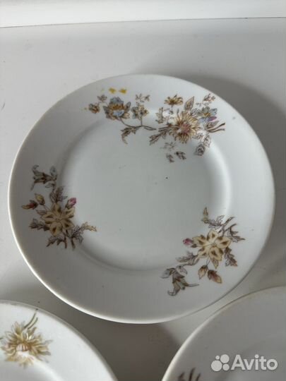 Тарелка кузнецовский фарфор