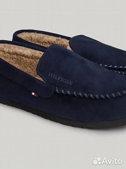 Мужские зимние мокасины tommy hilfiger