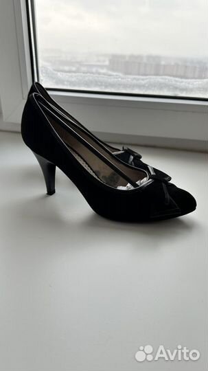 Туфли классические черные женские 37р