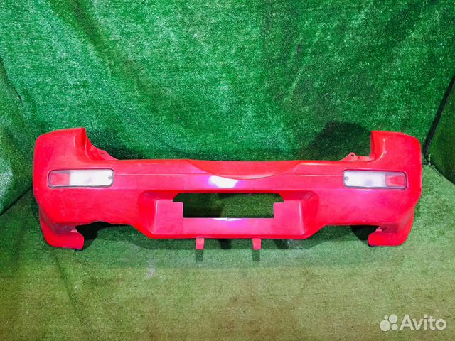 Бампер задний Toyota Cami J100E Красныйцарапины