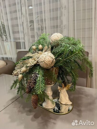 Новогодняя композиция из пихты